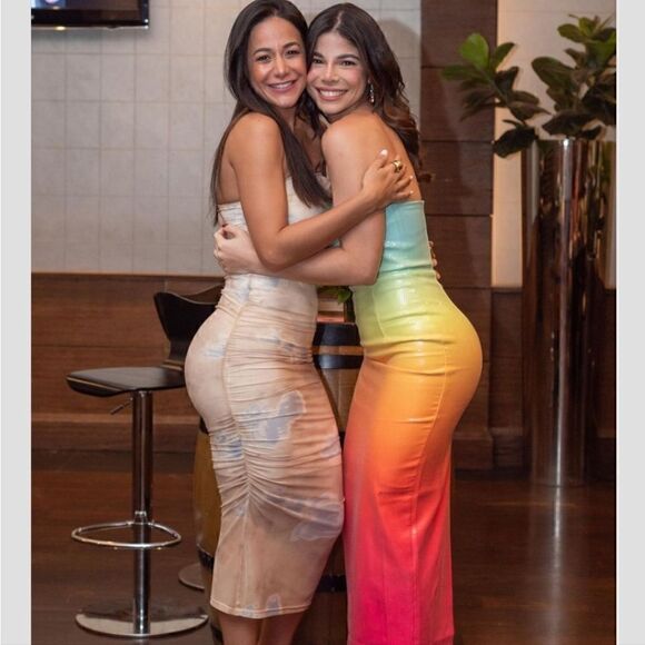 ZARA PRINTED TULLE SKIRT - Picture 8 of 9